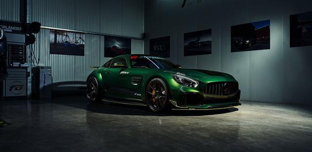 Fostla打造的超宽体奔驰AMG GT R！采用Prior Design宽体套件