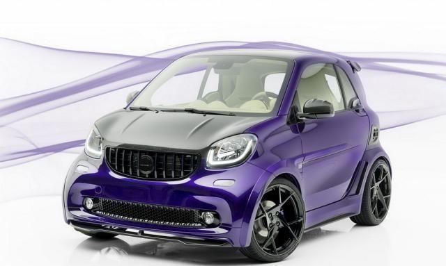 宽体套件上身的smart fortwo