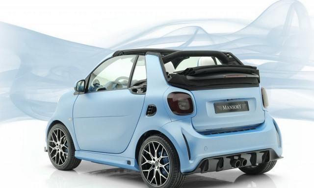 宽体套件上身的smart fortwo