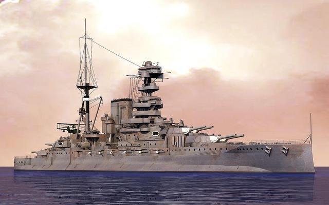 二战英国海军主力老兵“伊丽莎白女王级战列舰”！