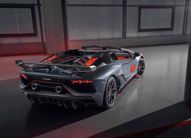 最高车速为350km/h，Aventador SVJ 63敞篷版官图，限量63辆​