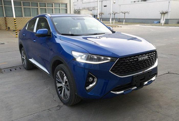 哈弗首款轿跑SUV F7X实车曝光，外观内饰详解