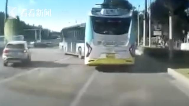 视频｜北京公交致歉！司机与宝马斗气互”别“已被停职