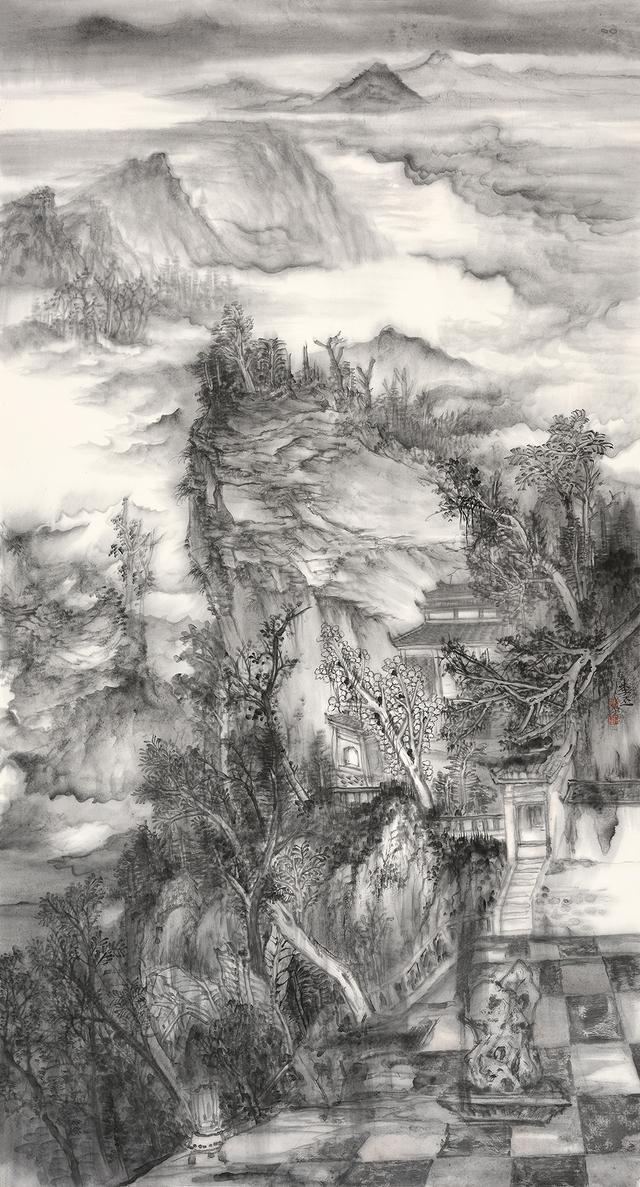 仁者乐山，智者乐水——国画山水新锐画家李俊柯作品赏析