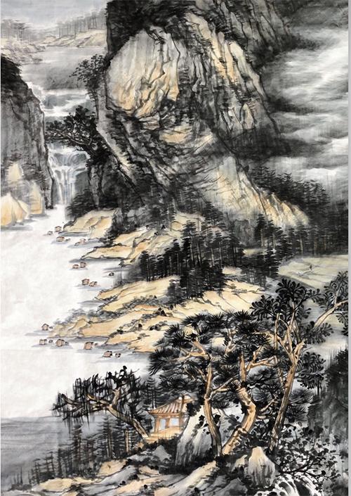 仁者乐山，智者乐水——国画山水新锐画家李俊柯作品赏析