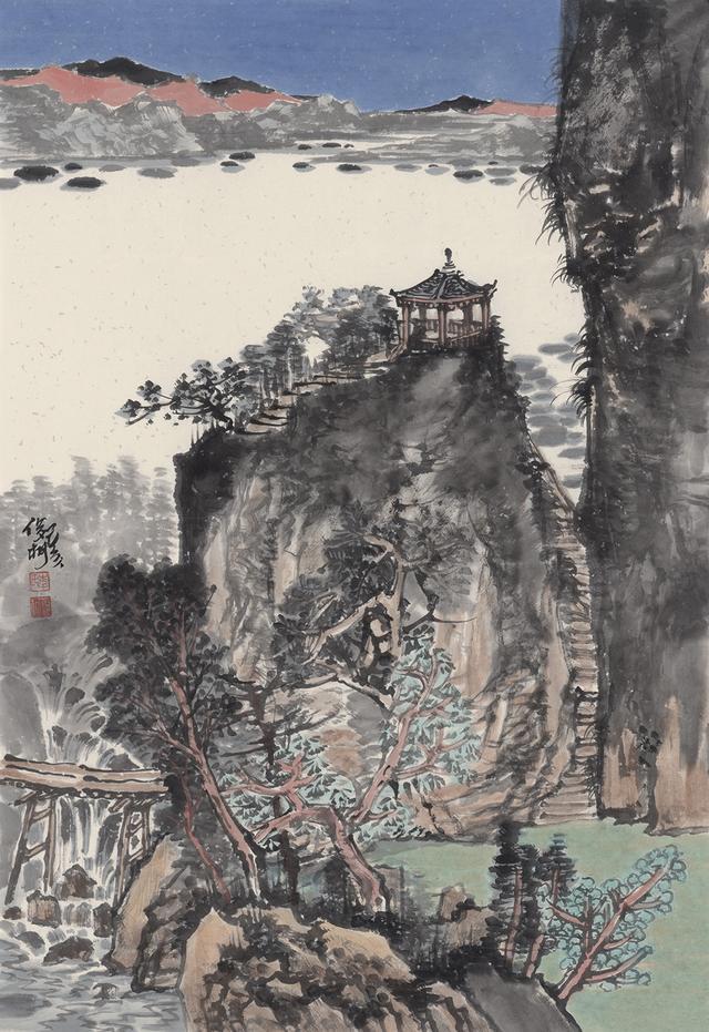 仁者乐山，智者乐水——国画山水新锐画家李俊柯作品赏析