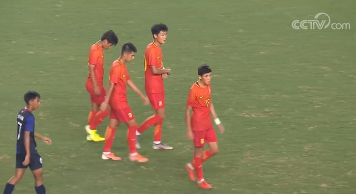 金山杯-U15国少3-0柬埔寨，小将挑射建功