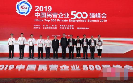 蓝润集团等11家川企入围2019中国民营企业500强