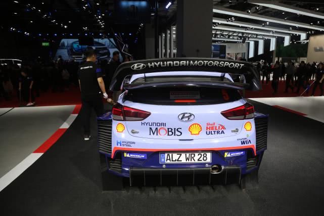 现代汽车N品牌 i20 WRC 拉力赛赛车，上海车展实拍！