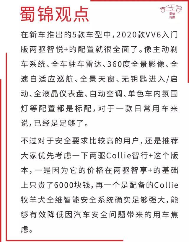 是真安全还是大忽悠？拿2020款VV6在重庆做了个测试就全知道了