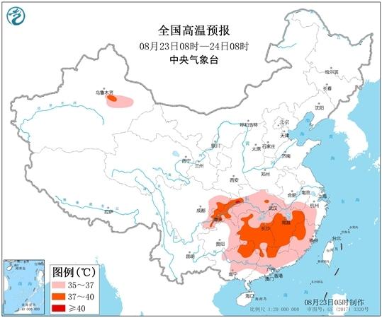 高温预警连发第13天 南方"秋老虎"发威局地超40℃