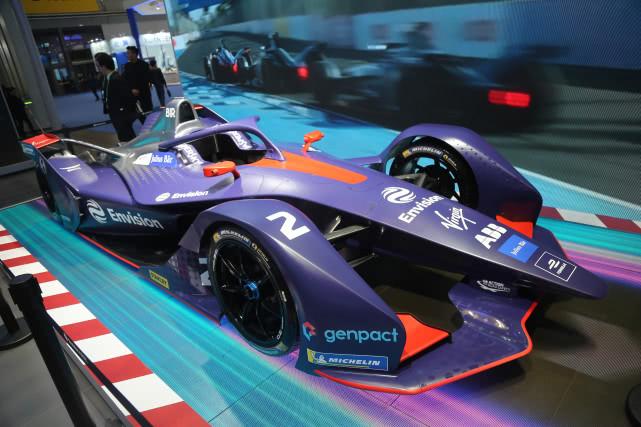 超酷炫Formula-E 方程式赛车，2019上海车展实拍！