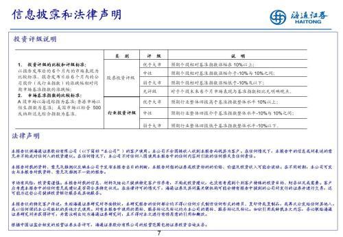 海通证券荀玉根：基站设备产量上升 生猪存栏量回落