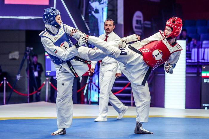 2019世界跆拳道团体世界杯中国队夺得混合团体冠军