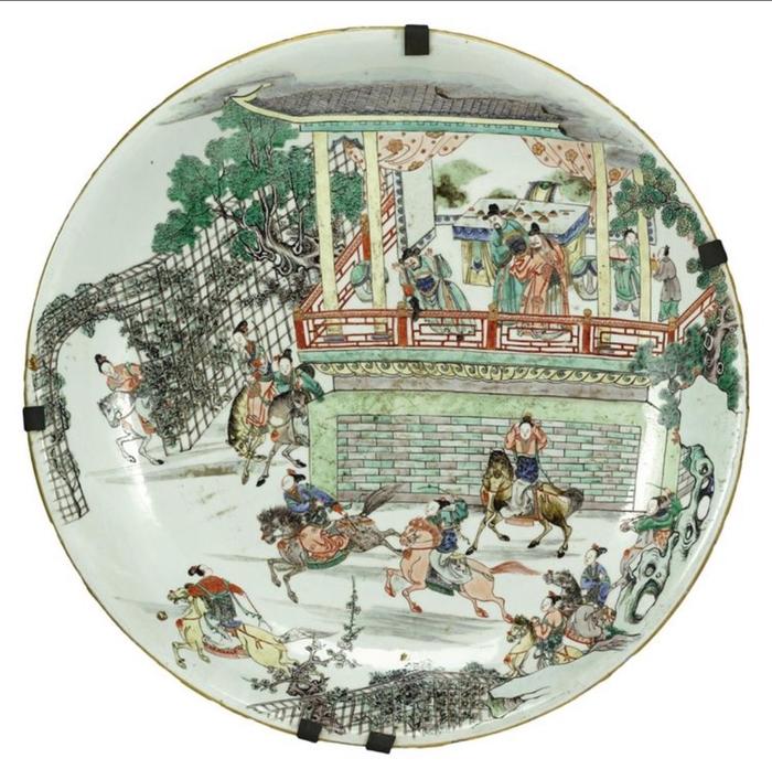 看外销瓷，读水浒传 | 奚建军导览中国瓷器纹饰里的武打场景