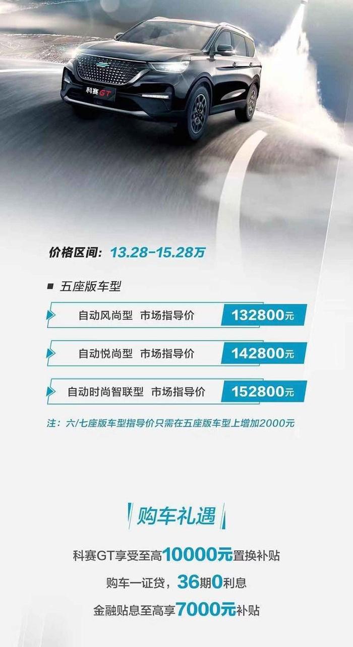 从展台走向生活 长安欧尚科赛GT正式上市 13.28万起售