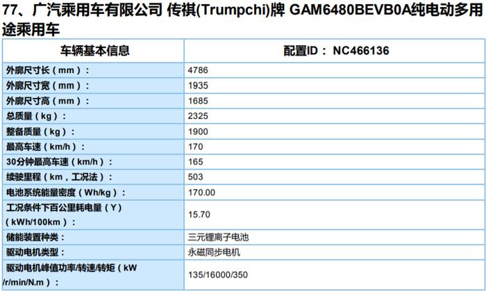 来者不善/长安E-Rock续航超600km 第8批新能源推广目录车型汇总