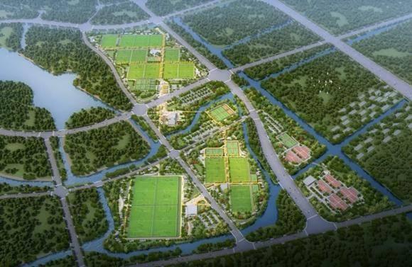 明年开园！上海市民体育公园一期落成 包含50片足球场、25片篮球场[组图]