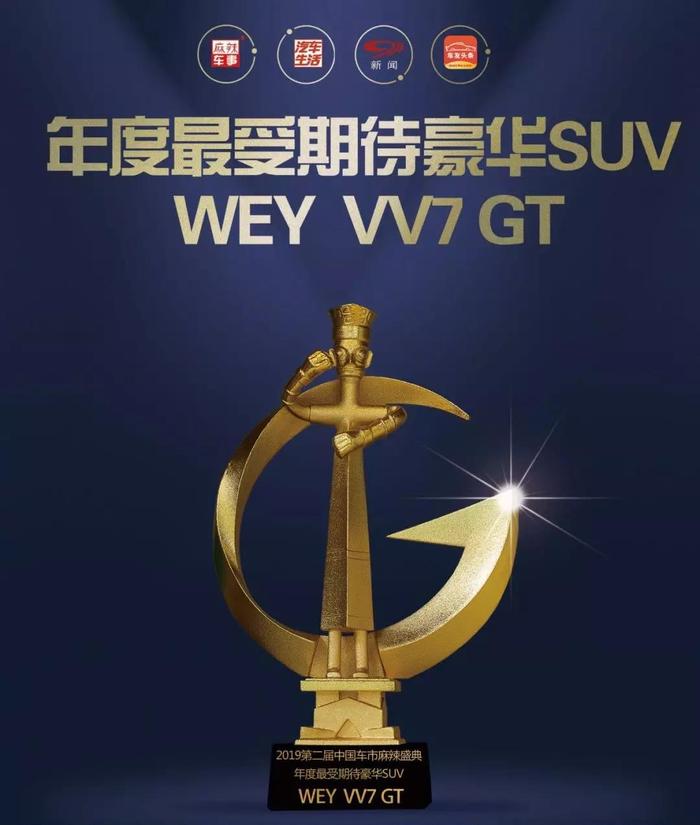 WEY VV7 GT获奖，不仅因为颜值更靠实力