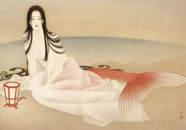 日本美女艺术家的人体工笔画绘画作品，美极了