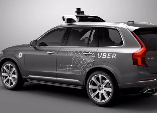 联手Uber 自动驾驶版沃尔沃XC90正式下线