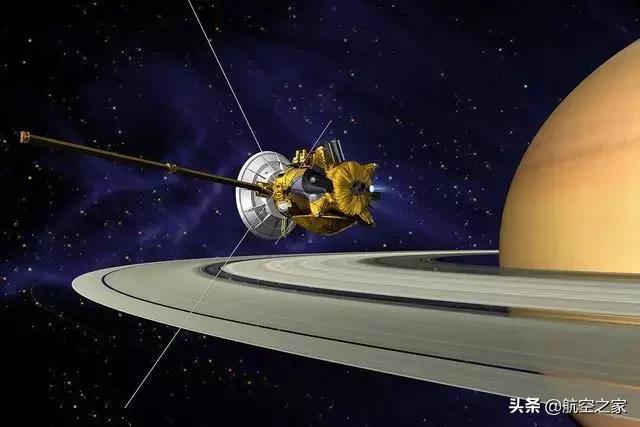悲壮的土星使者 飞奔20年的卡西尼号探测器飞入土星大气层焚毁