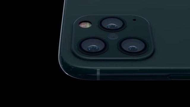 iPhone11s概念图：后置四颗摄像头 前置双摄在上边框中