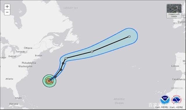 登陆在即！大西洋3级飓风“温贝托”再扩大，致命风暴潮超过9米