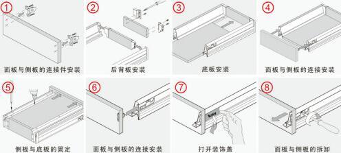 抽屉滑轨怎么安装图解 抽屉滑轨安装注意事项