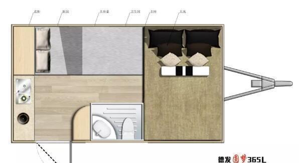 德发公路拖挂房车 热销款 DF圆梦365版