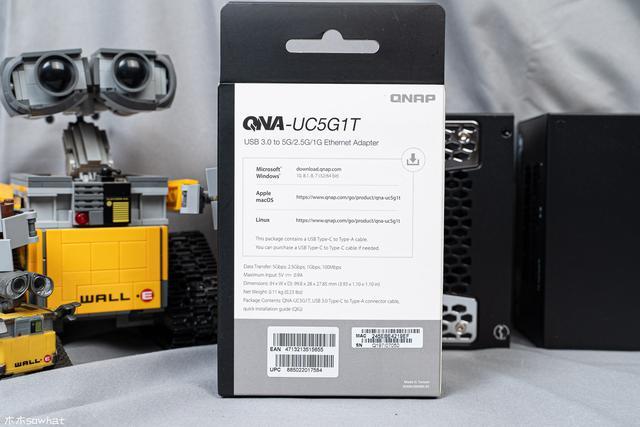 USB 3.0秒变5GbE网卡——威联通QNA-UC5G1T网络转换器体验