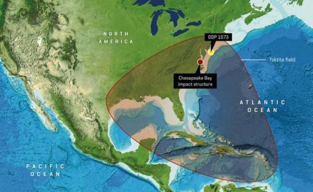 小行星撞击地球存在周期？上一次撞击席卷整个加勒比和百慕大三角