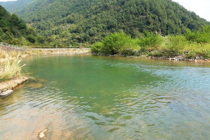 王羲之后裔居住地，四面环山，人去屋空