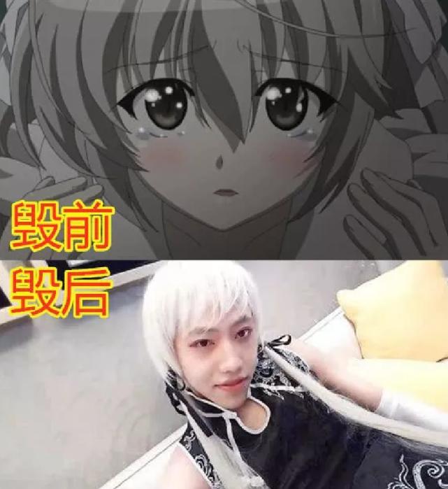 动漫萝莉毁容前VS毁容后，忍得了初音和穹妹，而她：实在无法忍