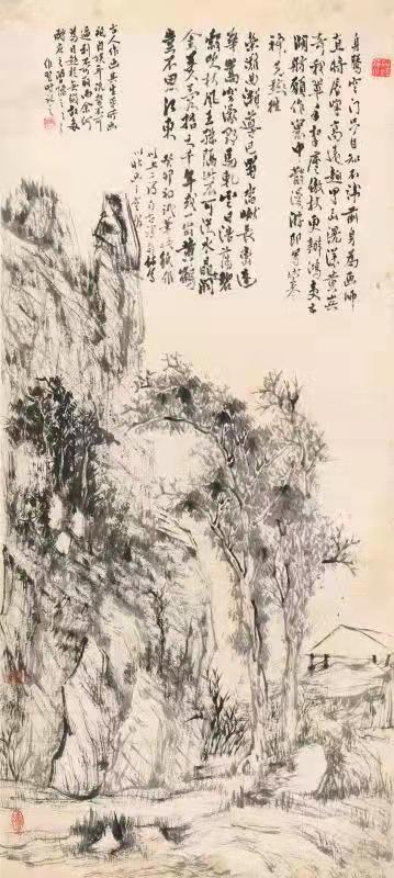 得自蒲团——画僧懒悟的笔墨禅境将于11月6日即将亮相中国美术馆