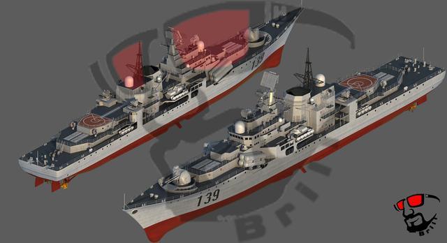 现代级驱逐舰改装后火力明显增强，垂发单元或达64个与052D持平