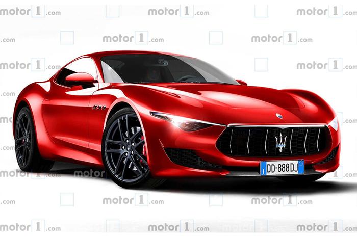 玛莎拉蒂全新跑车Alfieri渲染图曝光，有望2020年发布/纯电驱动
