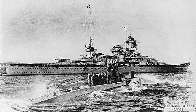 二战第一艘被潜艇击沉的战列舰是谁？在自家门口被德国击沉