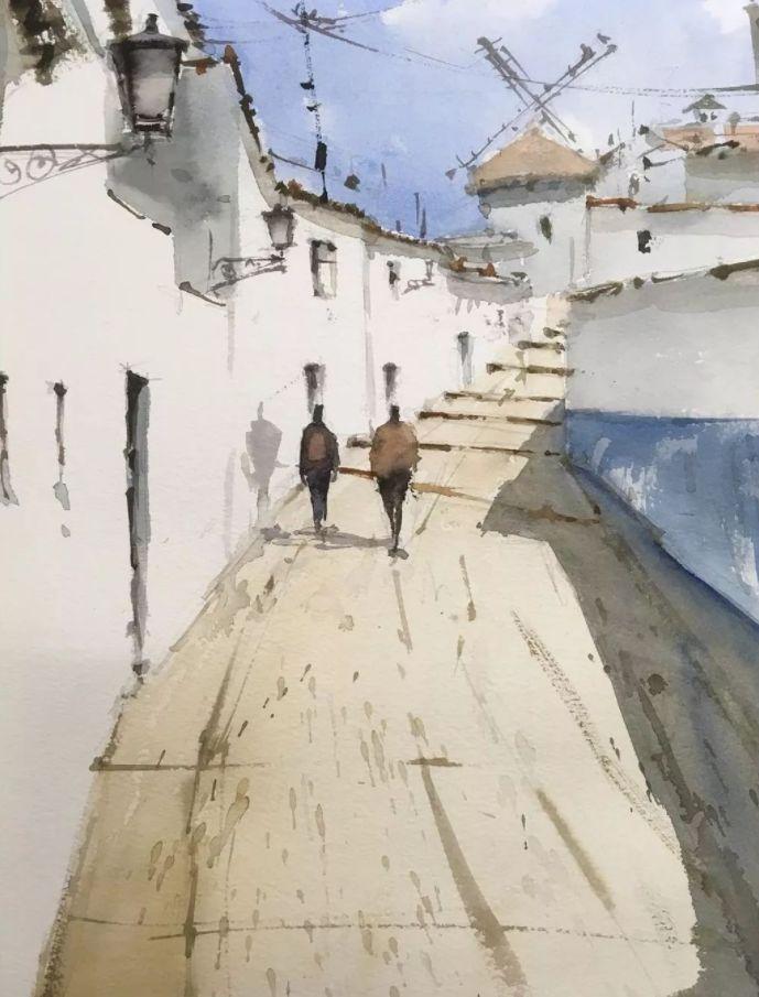 西班牙水彩画家路易斯·卡马拉的作品欣赏