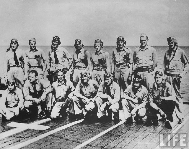 中途岛海战中的美国飞行员 一群改变了世界的男人