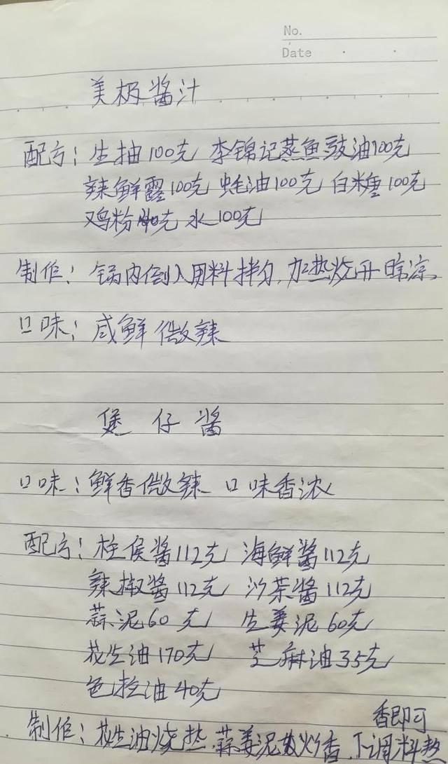 我师傅靠这些配方干了一辈子，退休了把配方都送给了我