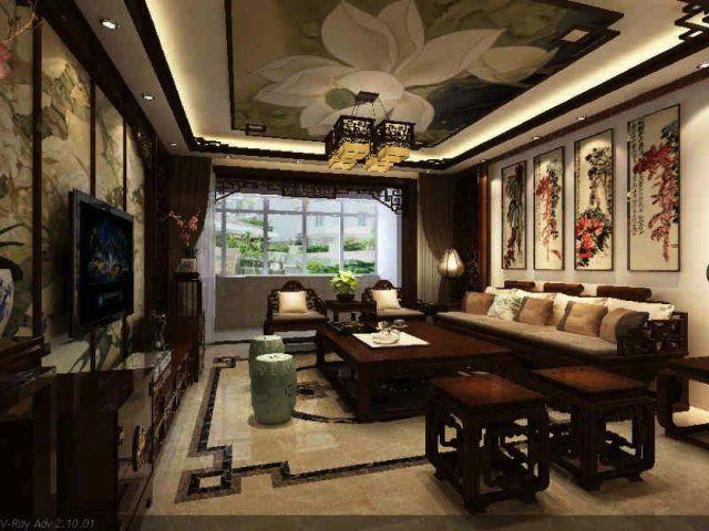 144㎡中式装饰风格设计效果图，怎能错过住大房子的机会，太美了