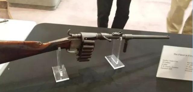 收藏界的珍品！19世纪的“大链子”步枪，最高射速每分钟30发