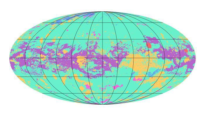 NASA公布土星最大卫星泰坦地质图：有山有湖(图)