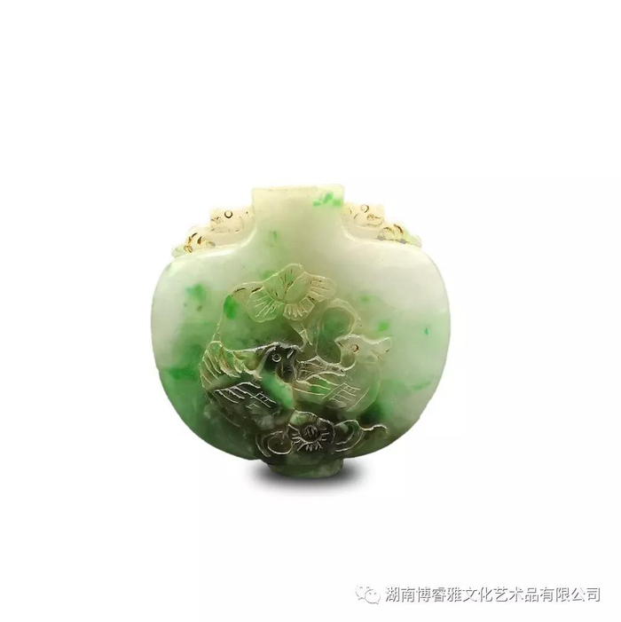 雕刻 翡翠 鼻煙壺 旧藏翡翠鼻烟壶|世纪皓博
