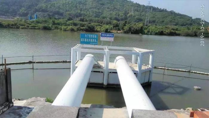潮州饶平县第二水厂取水口上移，预计2021年6月竣工