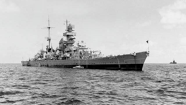 二战德国最好运战舰欧根亲王号，一艘可以硬扛原子弹的重巡洋舰