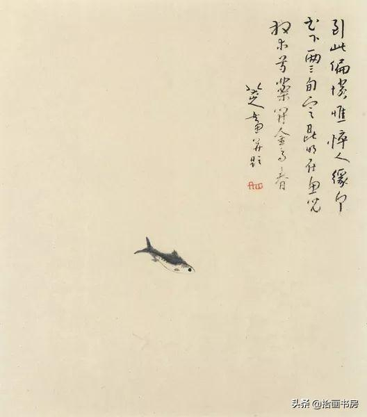 八大山人《巨石小花图》:石与花的性灵对话
