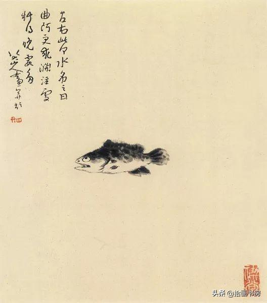 八大山人《巨石小花图》:石与花的性灵对话