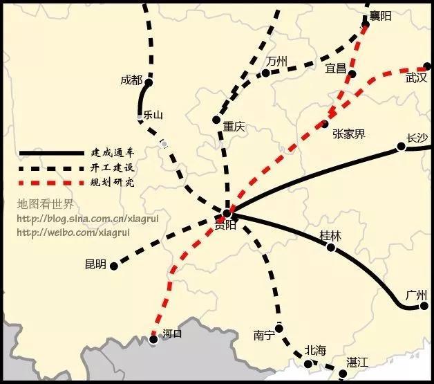 谁是中国最牛逼的高铁“米字型”城市？
